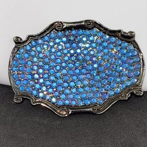 Vintage Anchor Snap On Plate Buckle with Diamantes